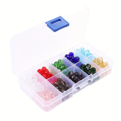 10 Glass Ball Beads Transparent Earth Beads Crystal Loose Beads
