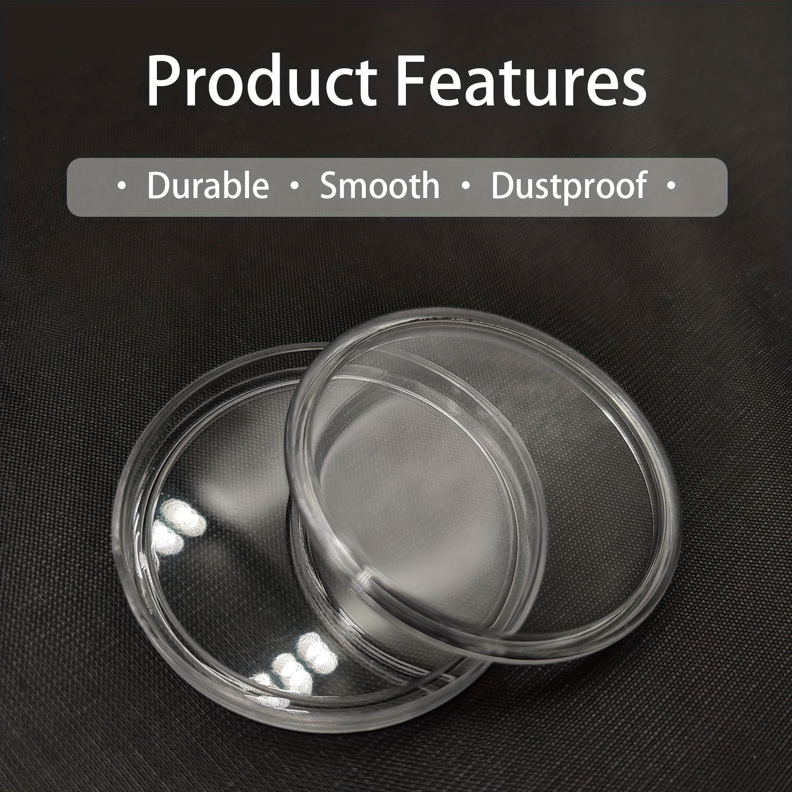 10pcs Coin Holders 40mm Coin Case Storage for Collectors