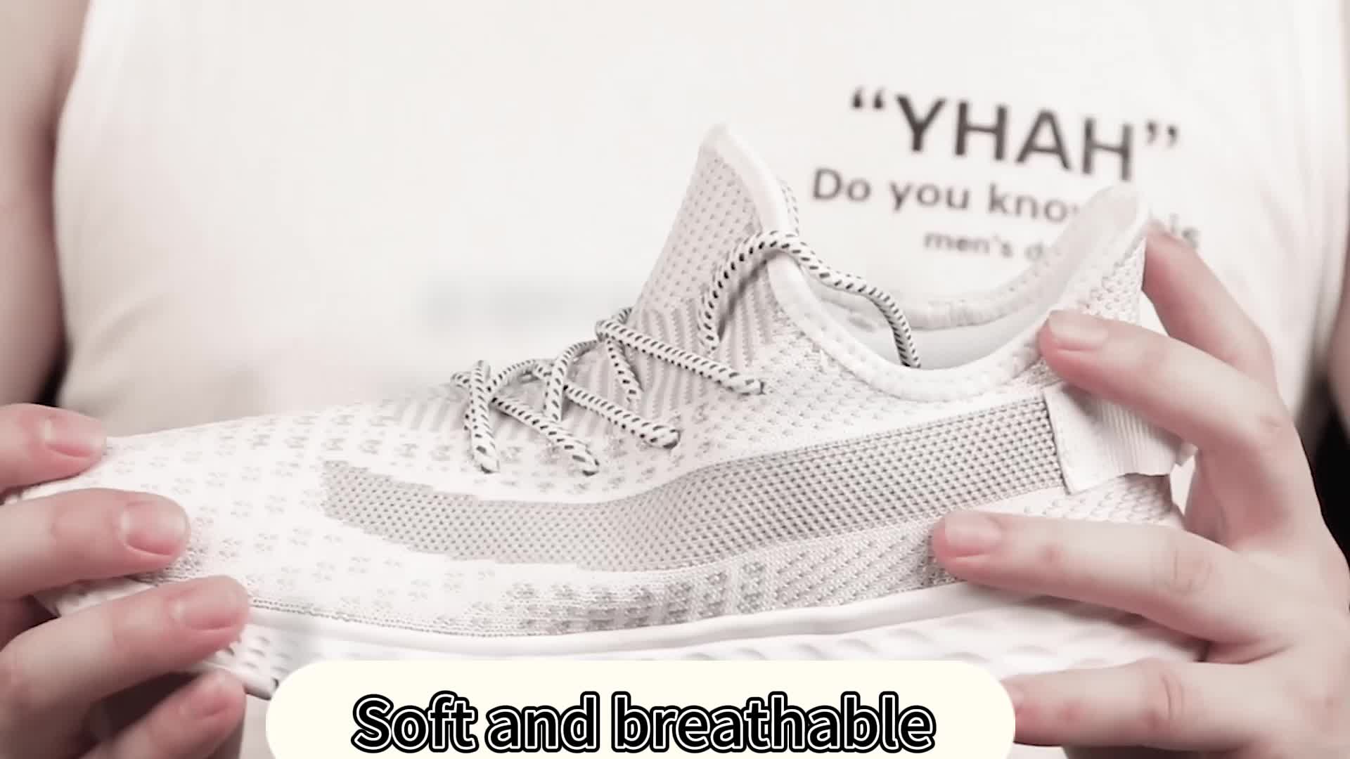 Knitted Sneakers Lightweight Running Shoes Women's Footwear