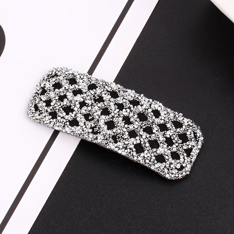 Sparkling Rhinestone Hairpins Barrette for Women Girls
