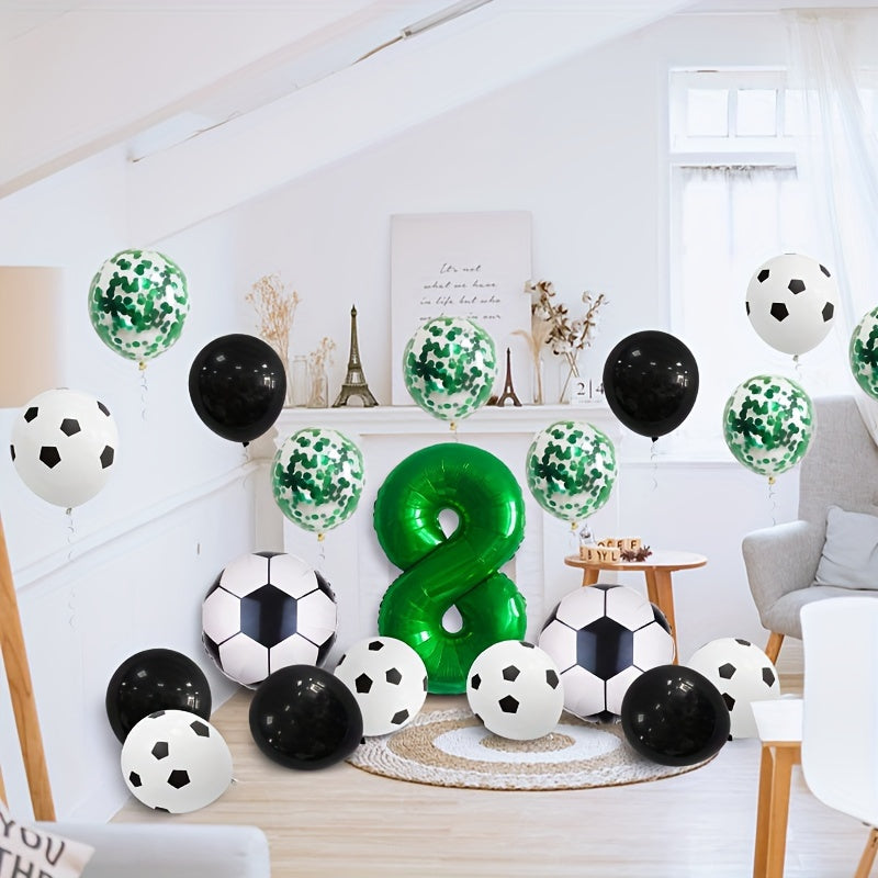 22pcs Football Theme Balloon Set Birthday Party Decoration