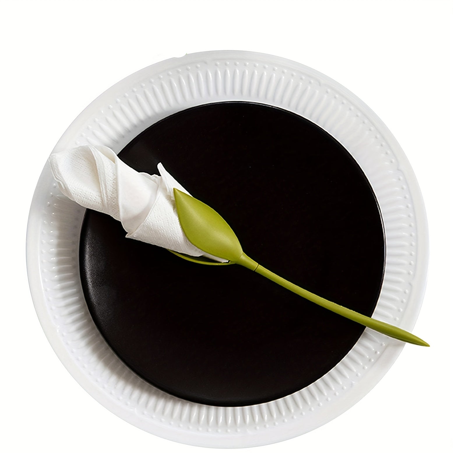5pcs Flower Napkin Holder Table Decoration for Gatherings and Parties