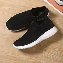 Women's Knit Walking Shoes Running Shoes Slip on Sports Sneakers