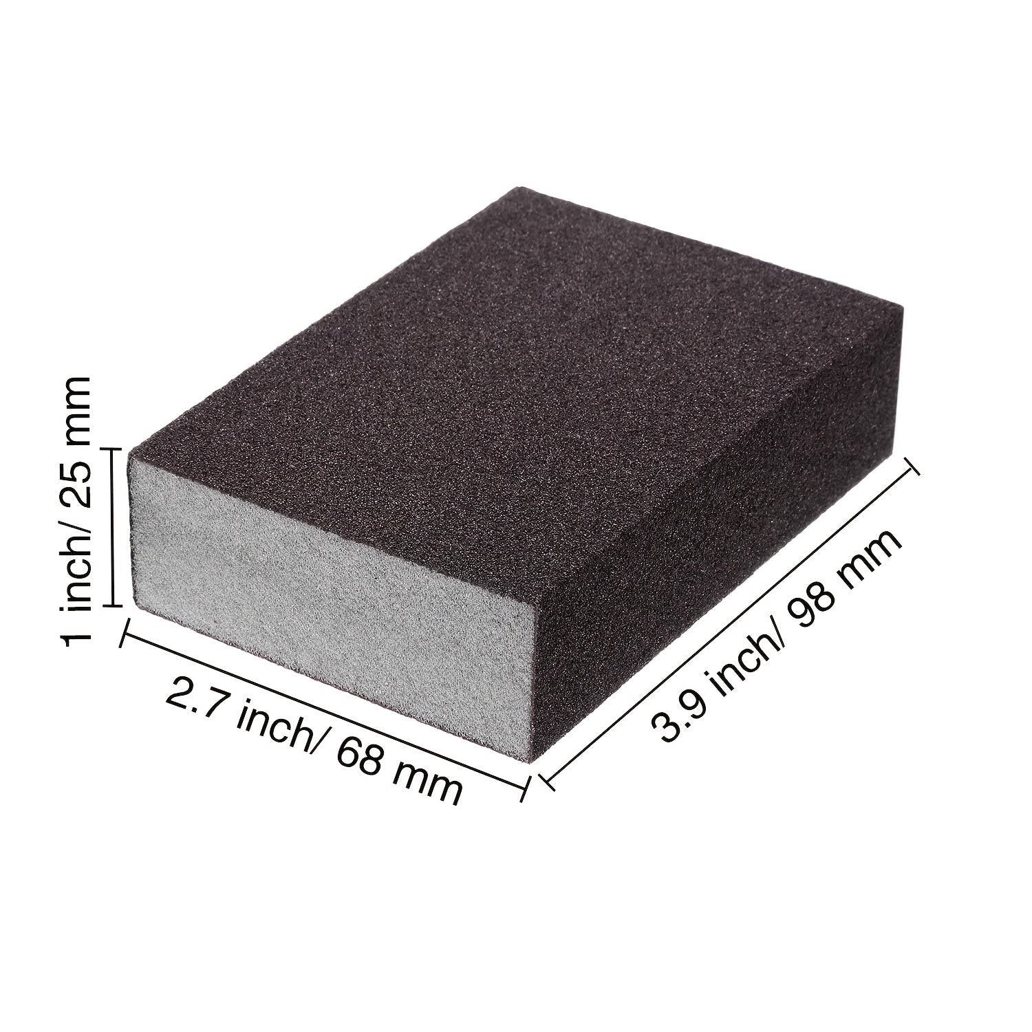 4pcs Sanding Block Sponge Coarse Medium Fine Ultra Fine Wet/Dry Grinding Pad