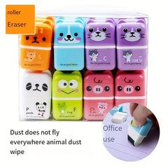 Pencil Roller Eraser With Cleaning Ball Shaving Box Eraser