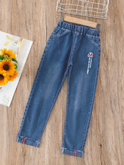 Boys Denim Long Pants With Pocket for Spring & Autumn