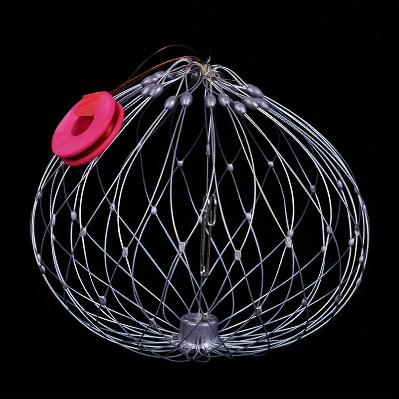 Automatic Opening & Closing Fishing Net Cage for Saltwater & Freshwater Fishing