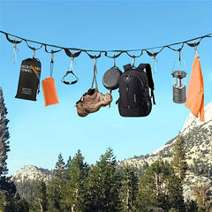 Outdoor Travel Camping Lanyard With 19 Buckles