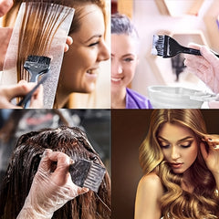 Hair Coloring Kit with Mixing Bowl and Salon Accessories