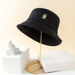 Floral Print Bucket Hat Cotton Basin Hat Casual Fisherman Cap