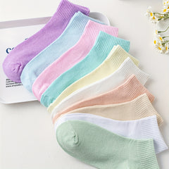10 Pairs Comfy Crew Short Socks Women's Stockings & Hosiery