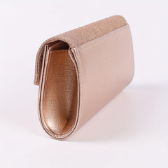 Glitter Sequins Evening Clutch Wallet with Chain Strap