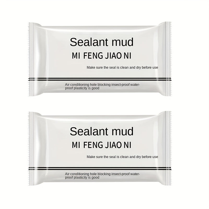 2pcs AC Hole Sealing Adhesive Mud Waterproof Fireproof Household Repair Mud