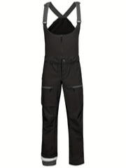 Men's Waterproof Snow Pants Windproof Overalls Pants With Suspenders