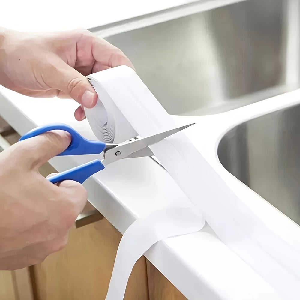 1pc Bath Sealing Strip Tape PVC Waterproof