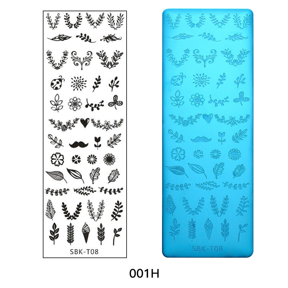 Nail Art Template DIY Stamping Plate Manicure Tool For Women Home Salon