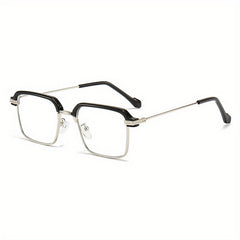 Men's Blue Light Blocking Glasses Metal Frame Computer Readers
