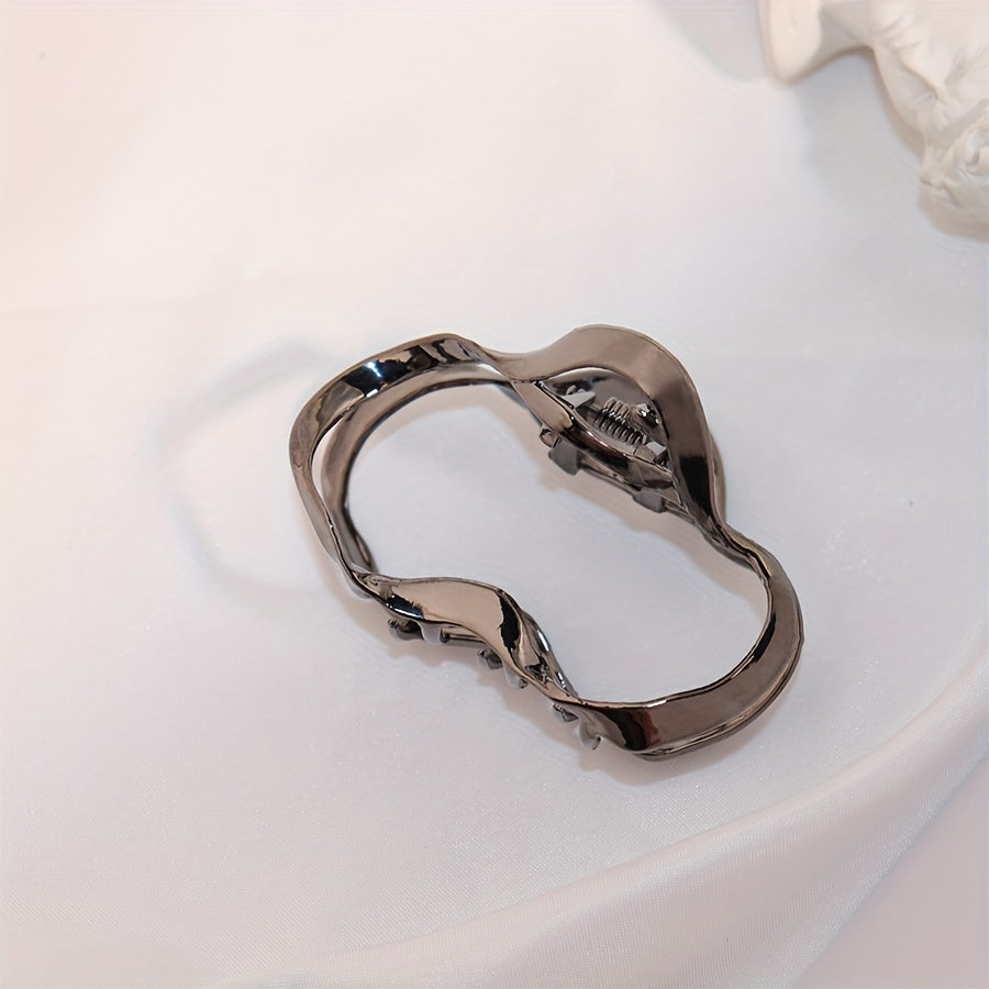 Big Hair Grip Glossy Hollow Cloud Hair Clip Women Girls Party Outdoor Decors