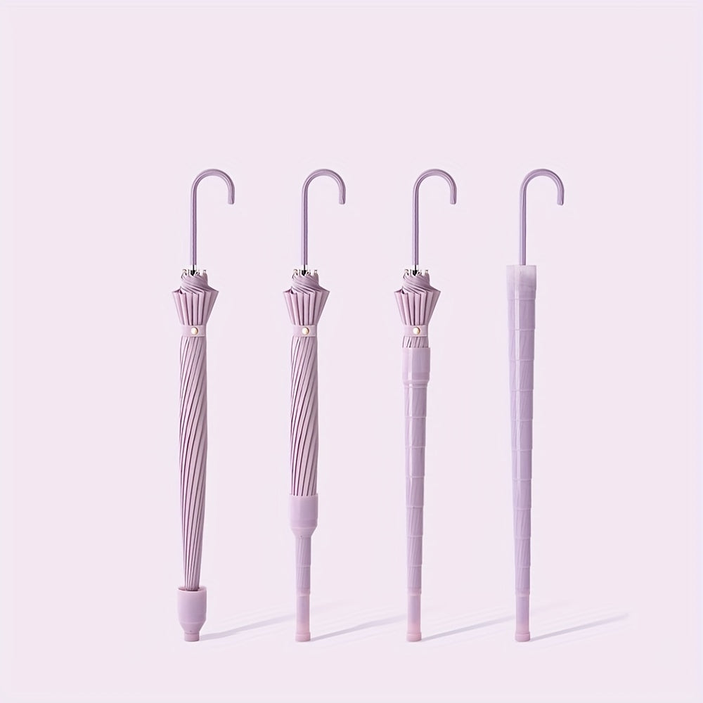 Large Windproof Umbrella with Auto Open and Leak-proof Cover