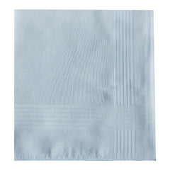 12pcs Plain Ribbon Handkerchief Thin Pocket Square 39
