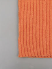  Solid Lantern Sleeve Sweater Dress