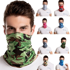 20 Colors Ice Silk Face Scarf Bandana for Outdoor Sports Sun Protection