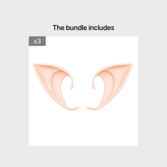 Fairy Pixie Elf Ears Soft Pointed Tips Costume Accessories for Party