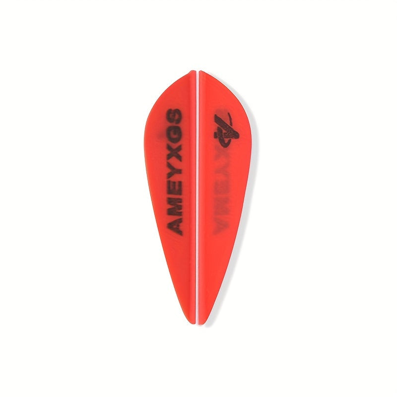 50pcs 7.62cm Arrow Vanes Rubber Feather Fletches for DIY Archery