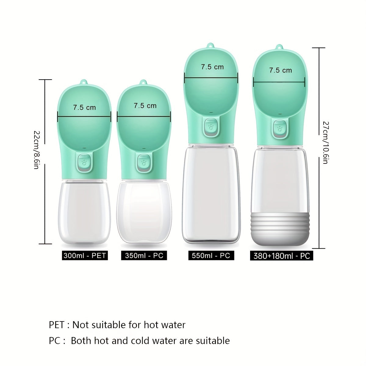 On-the-Go Pet Water Bottle for Hydration