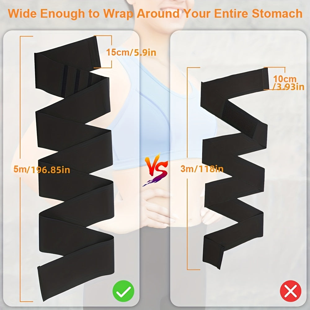 Long Waist Trainer For Women Waist Trimmer For Women Belly Fat Tummy Wrap
