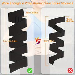 Long Waist Trainer For Women Waist Trimmer For Women Belly Fat Tummy Wrap