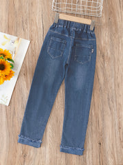 Boys Denim Long Pants With Pocket for Spring & Autumn