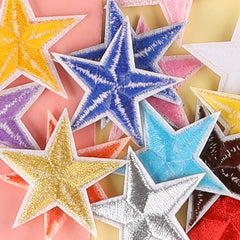 14pcs Star Embroidered Patches DIY Clothes Jackets Hats Jeans Accessories