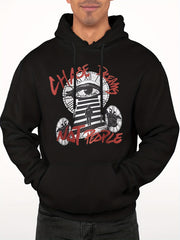 Men's Eye Print Hoodie Long Sleeve Casual Sweatshirt