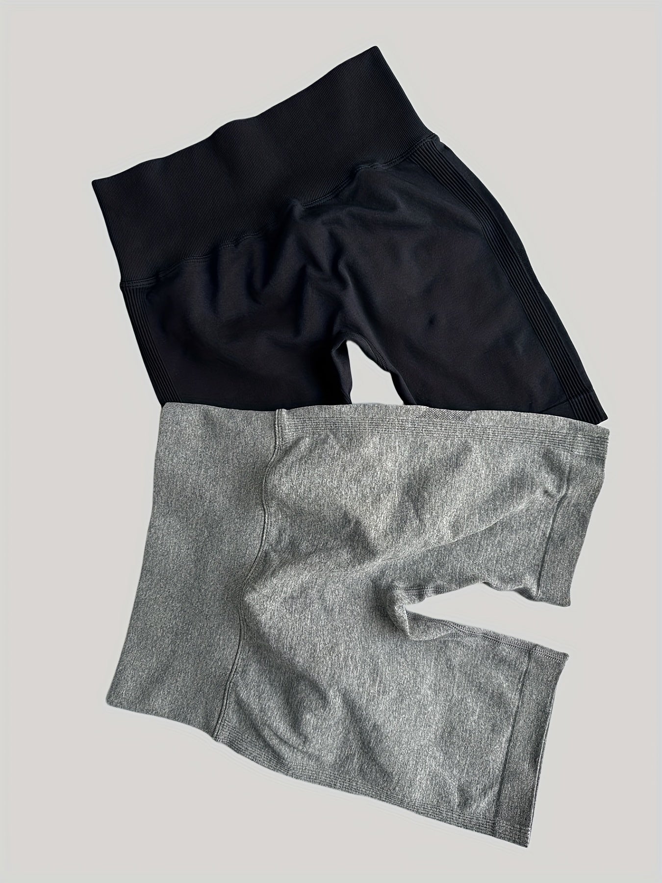 Hip Lifting Yoga Shorts Wide Waistband Biker Shorts Activewear