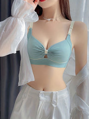 Colorblock Wireless Bra Push Up Intimates