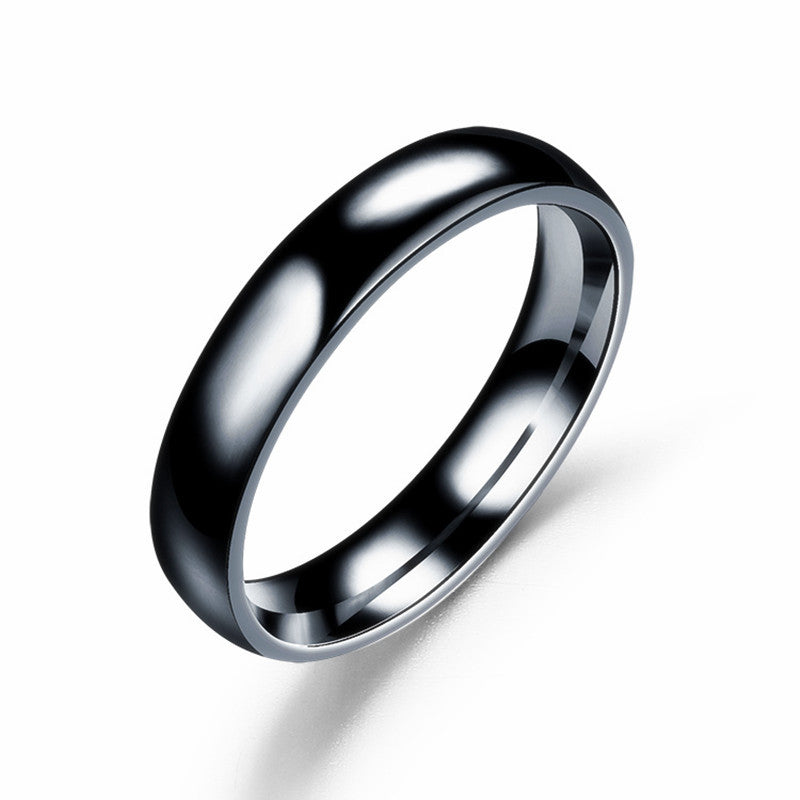 Stainless Steel High Polish Wedding Band Ring
