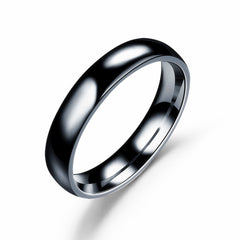 Stainless Steel High Polish Wedding Band Ring