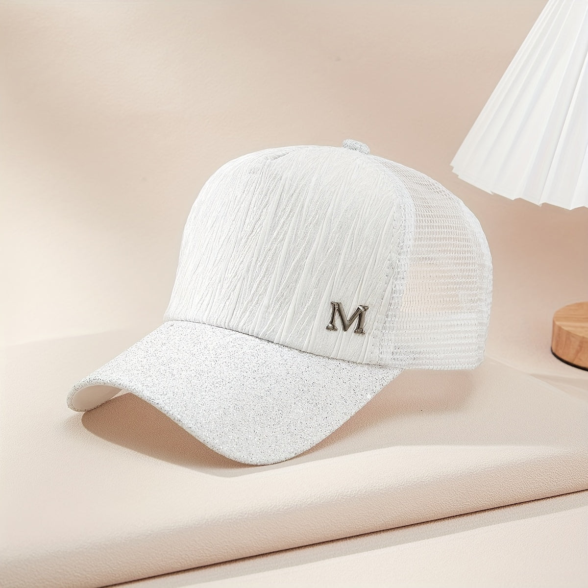 Solid Trucker Hat Casual Mesh Baseball Cap Unisex Couple Dad Hat