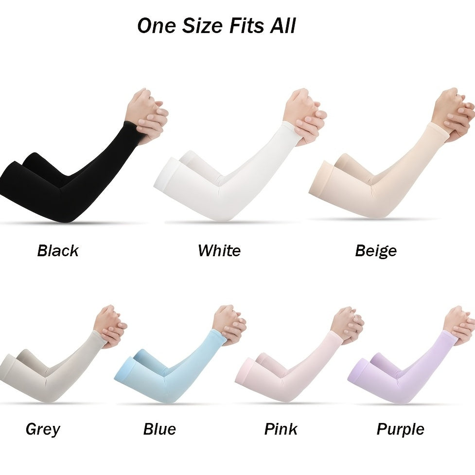 UV Protection Arm Sleeves for Running Fishing Cycling - 2pcs