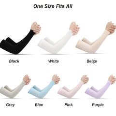 UV Protection Arm Sleeves for Running Fishing Cycling - 2pcs