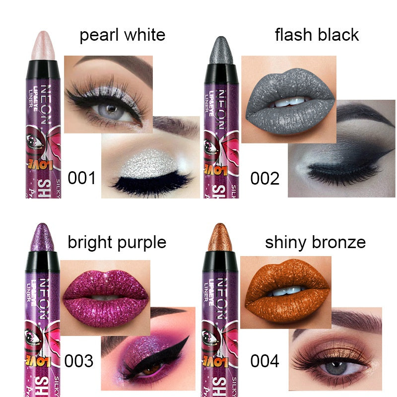 20 Eyeshadow Pencil Lipstick Pen Waterproof 2 In 1 Eyeshadow Stick