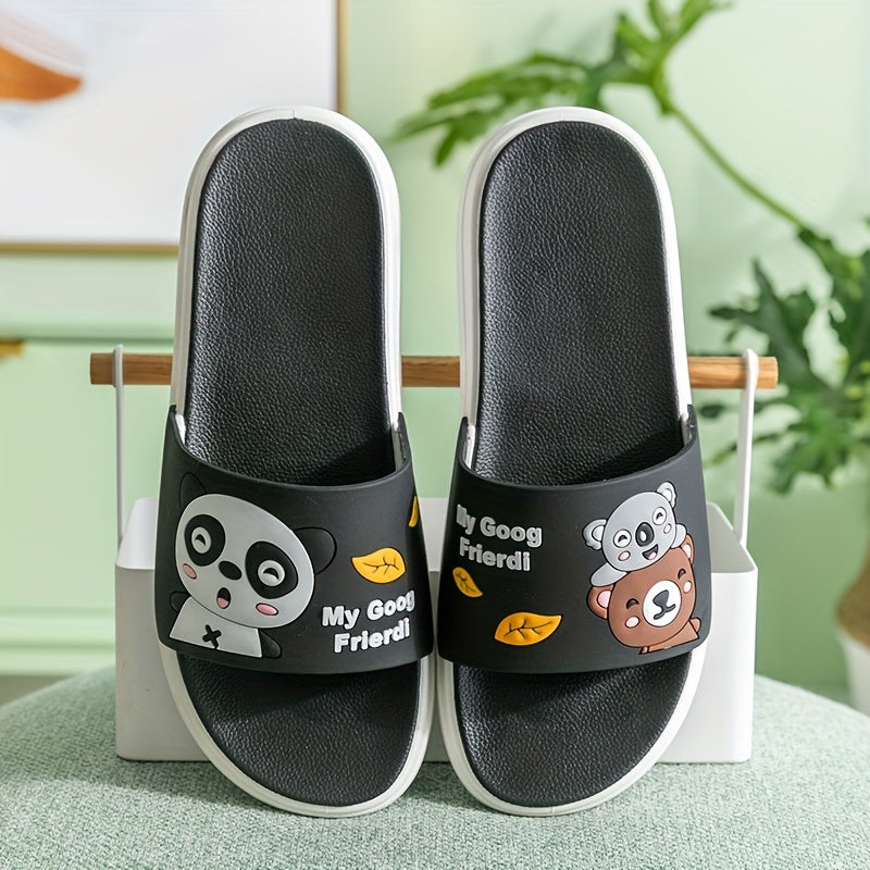 Men's Lightweight Non Slip Slides Open Toe Shoes