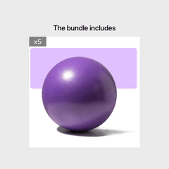 Mini Curve Exercise Ball for Pilates & Balance Training