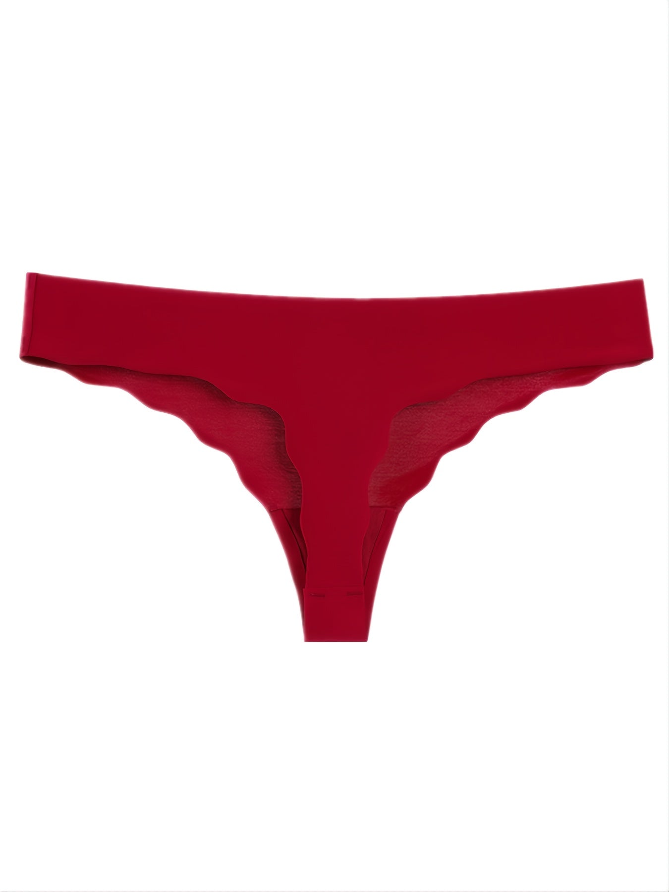 4 Pack Plus Size Seamless Bow Front Panties High Stretch