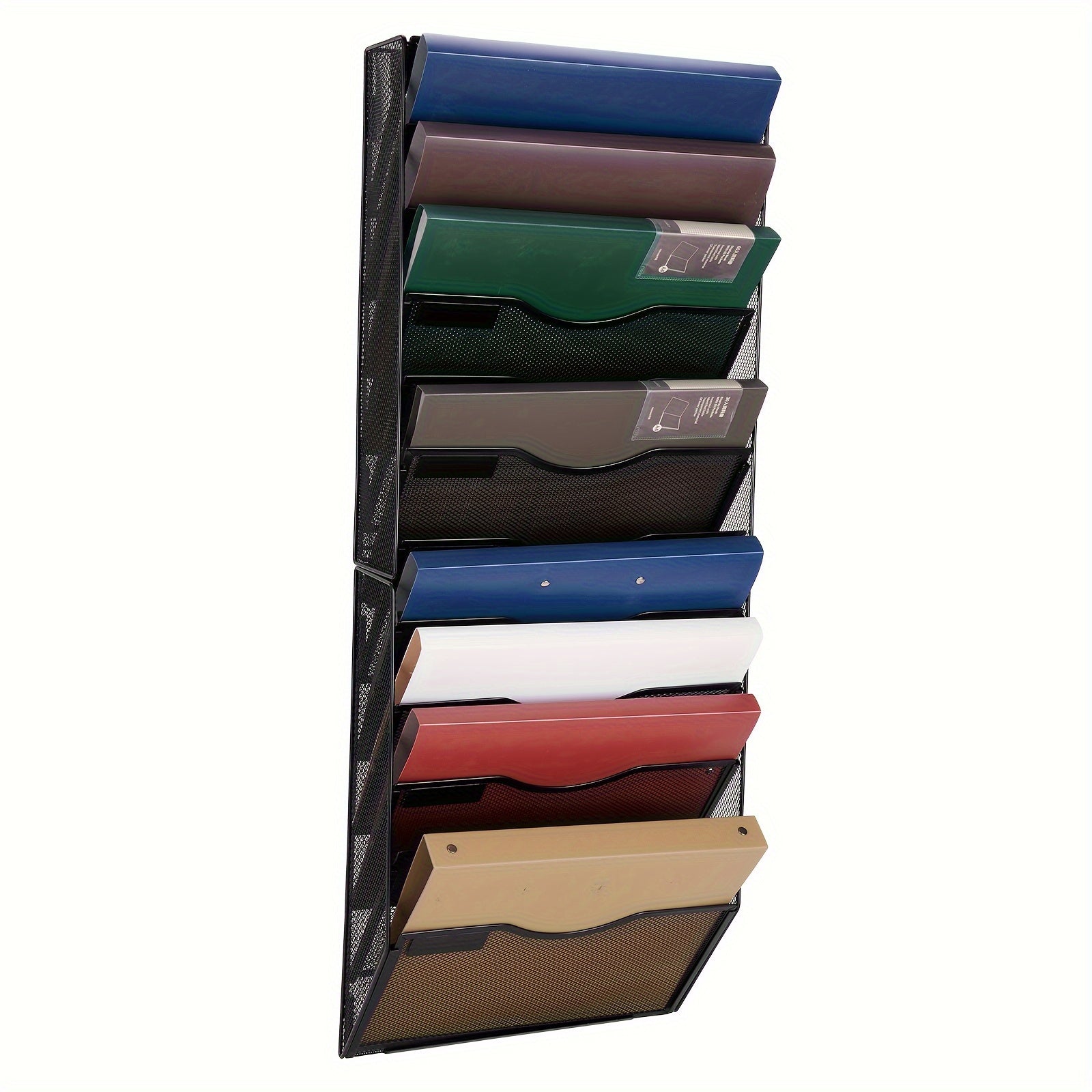Mesh Office File Organizer 12 Pocket Vertical Hanging File Storage