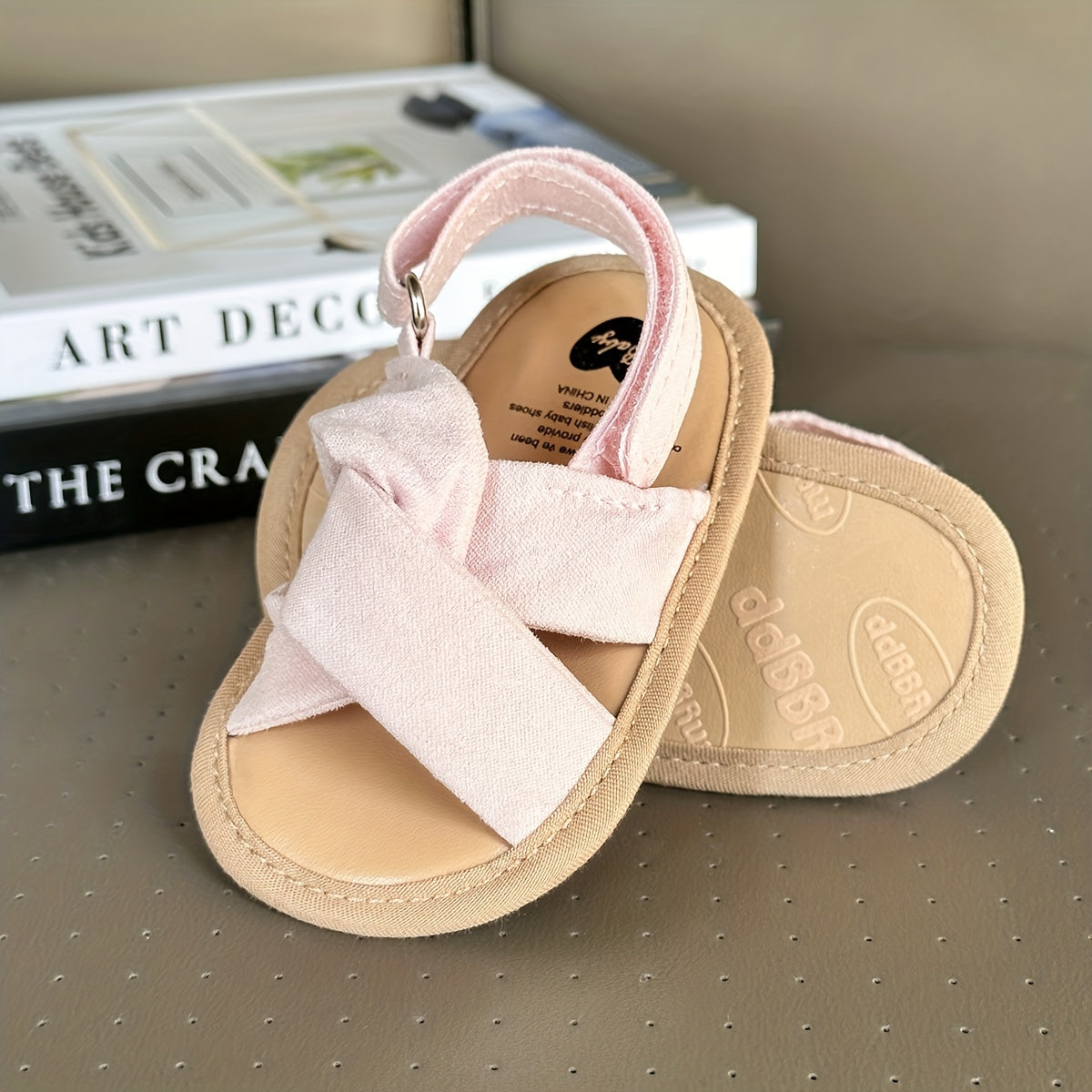 Comfy Baby Girls Sandals Lightweight Non Slip Walking Shoes For Infants