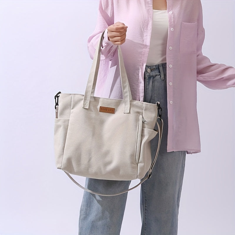 Vintage Crossbody Bag Retro Canvas Shoulder Tote Bag