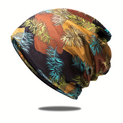 Print Pullover Cap Dual Use Stacking Cap For Men And Women