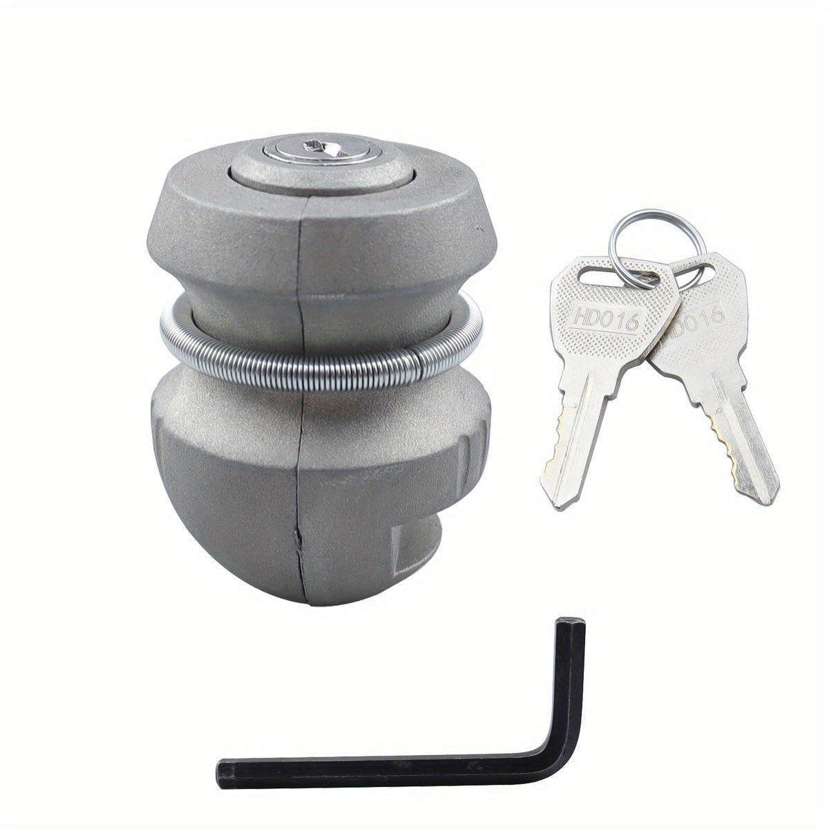 Trailer Coupling Lock Hitch Ball Lock Tow Anti Theft Universal Hitch Lock